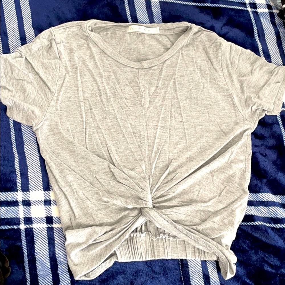 Heart Hips crop top tee, size small.
